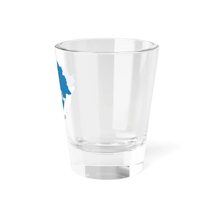 Flag-map of Zala County (Hungary) Shot Glass 1.5oz - Go Mug Yourself