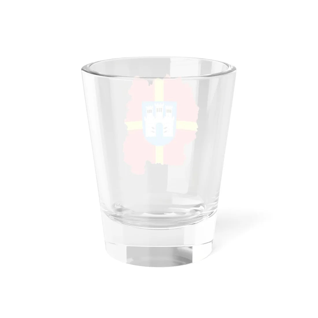 Flag-map of Zhytomyr Oblast (Ukraine) Shot Glass 1.5oz - Go Mug Yourself