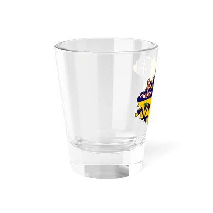 Flag-map of Zlin Region (Czech Republic) Shot Glass 1.5oz - Go Mug Yourself