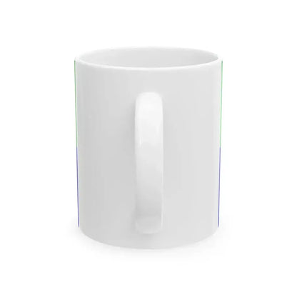 Flag Morozovka Leningrad oblast (Russia) White Coffee Mug - Go Mug Yourself