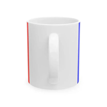 Flag Murino Leningrad oblast (Russia) White Coffee Mug - Go Mug Yourself