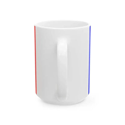 Flag Murino Leningrad oblast (Russia) White Coffee Mug - Go Mug Yourself