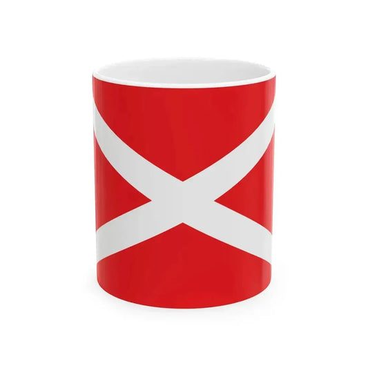 Flag Nashi (Russia) White Coffee Mug 11oz - Go Mug Yourself