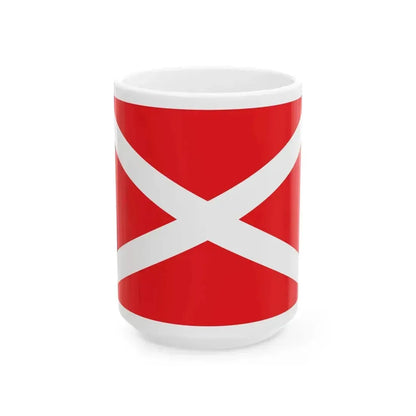 Flag Nashi (Russia) White Coffee Mug 15oz - Go Mug Yourself