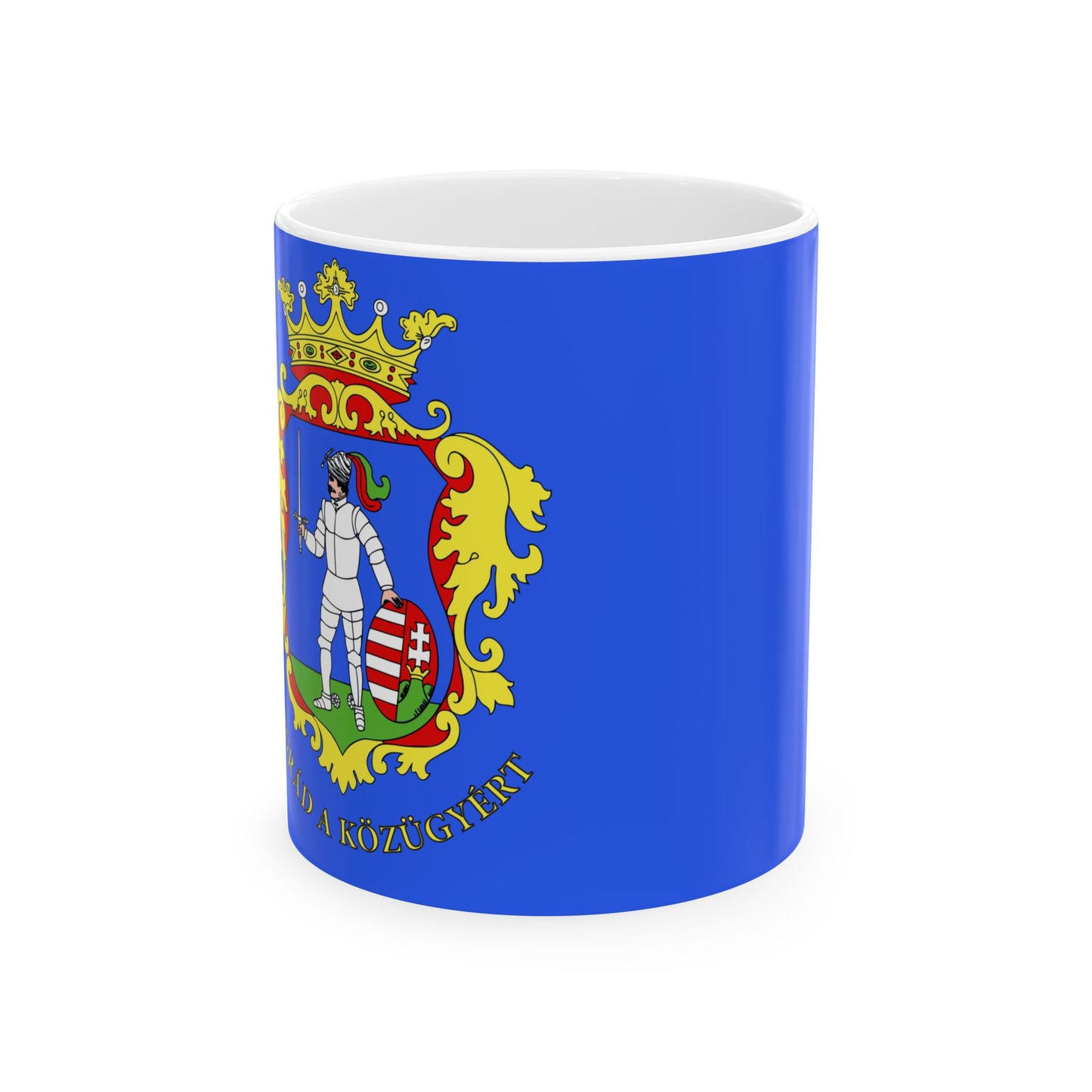 FLAG-Nograd (Hungary) White Coffee Mug-11oz-Go Mug Yourself