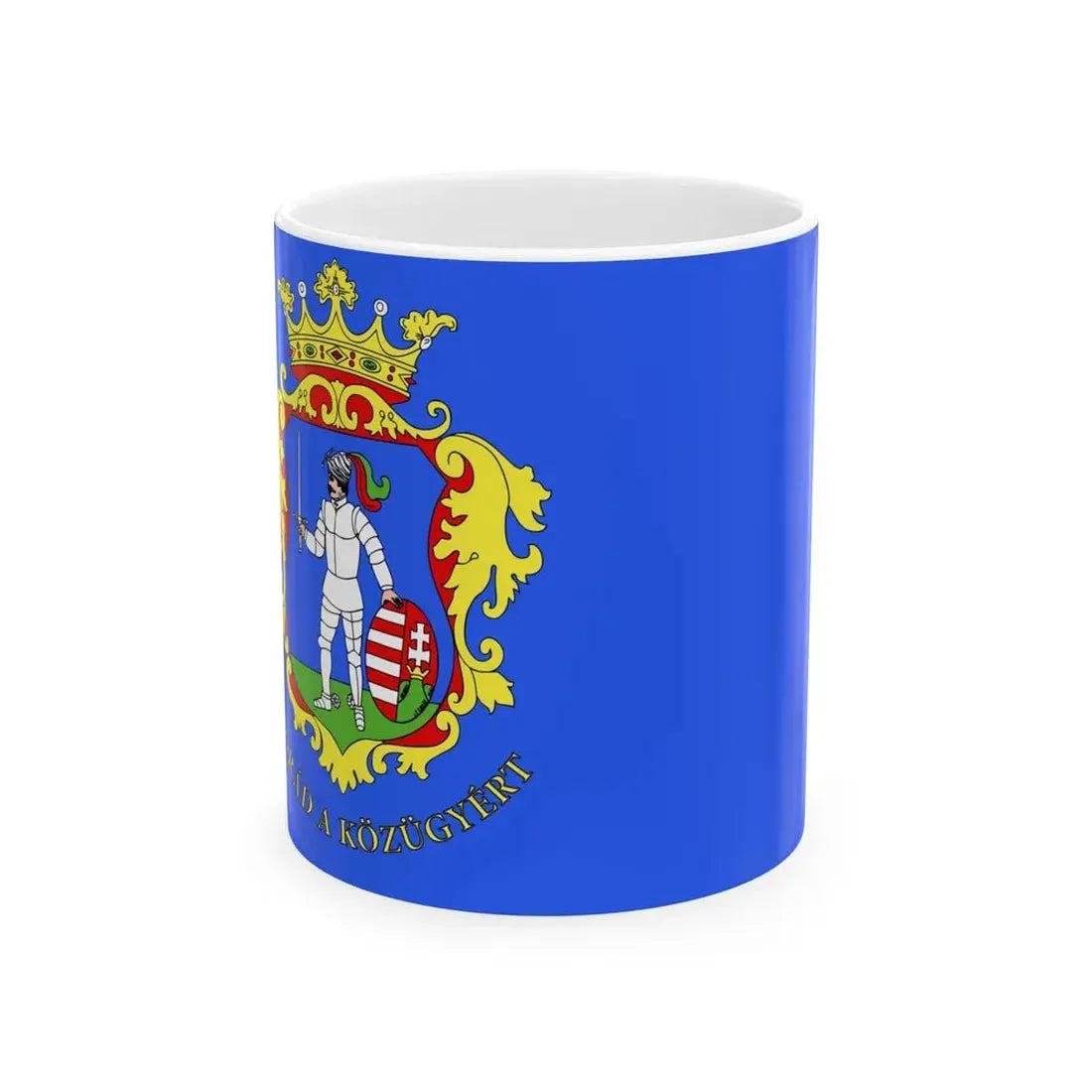FLAG-Nograd (Hungary) White Coffee Mug 11oz - Go Mug Yourself