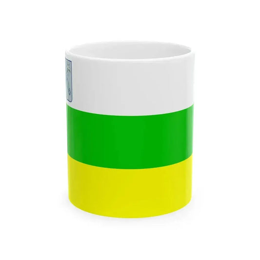 Flag Novozybkova Bryanskaya oblast (Russia) White Coffee Mug 11oz - Go Mug Yourself