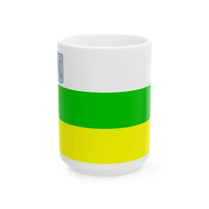 Flag Novozybkova Bryanskaya oblast (Russia) White Coffee Mug 15oz - Go Mug Yourself