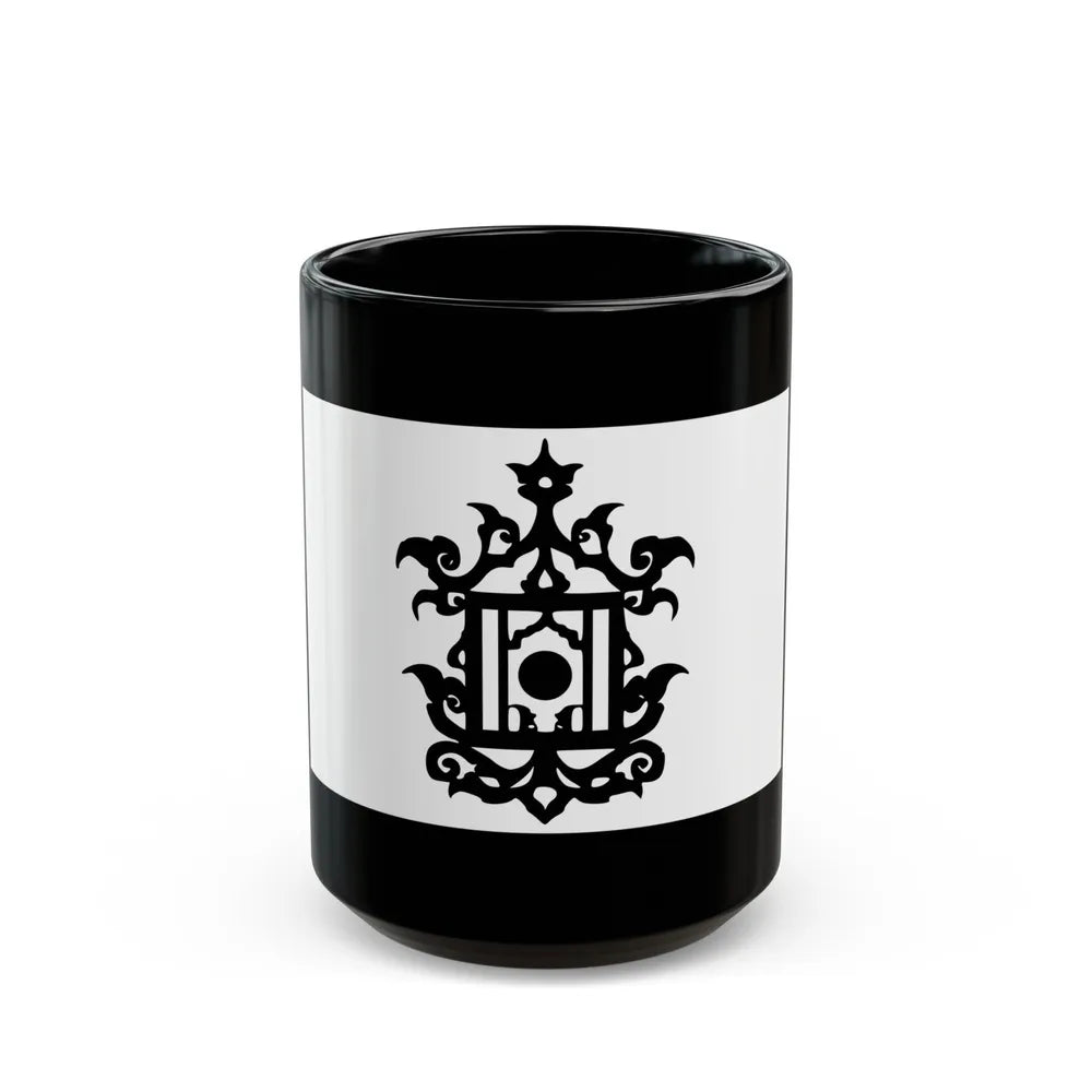 Flag of 18th Century Flag of Sulu Malaysia - Black Coffee Mug-15oz-Go Mug Yourself