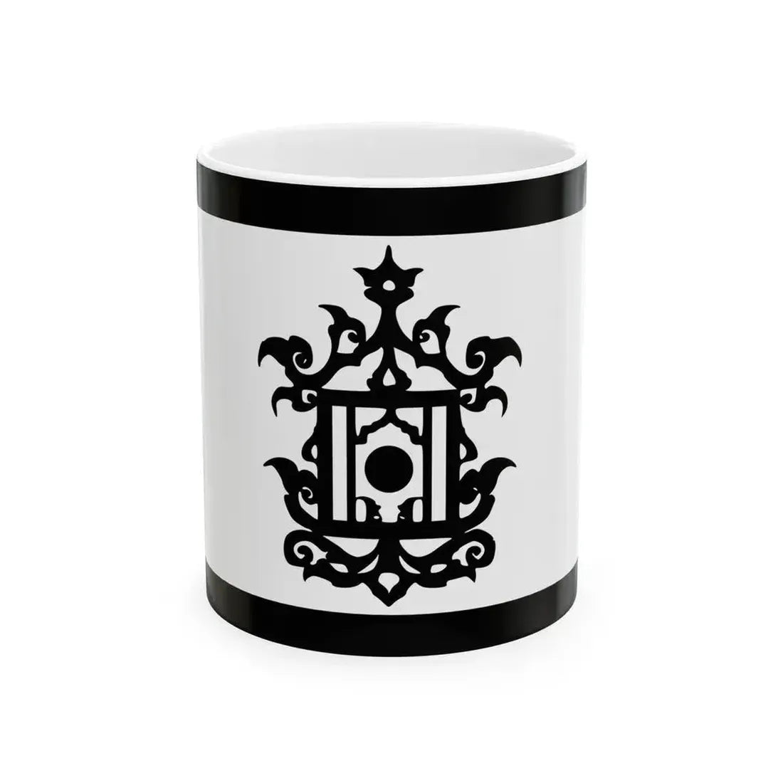 Flag of 18th Century Flag of Sulu Malaysia - White Coffee Mug 11oz - Go Mug Yourself