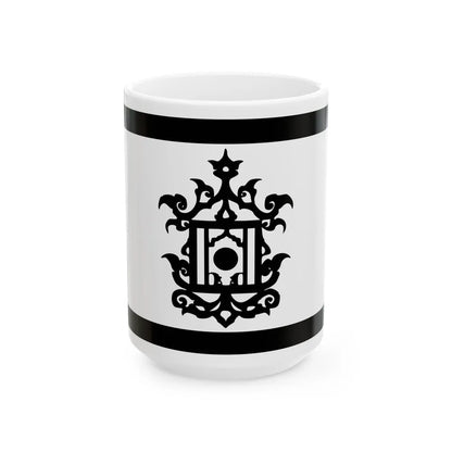 Flag of 18th Century Flag of Sulu Malaysia - White Coffee Mug-15oz-Go Mug Yourself