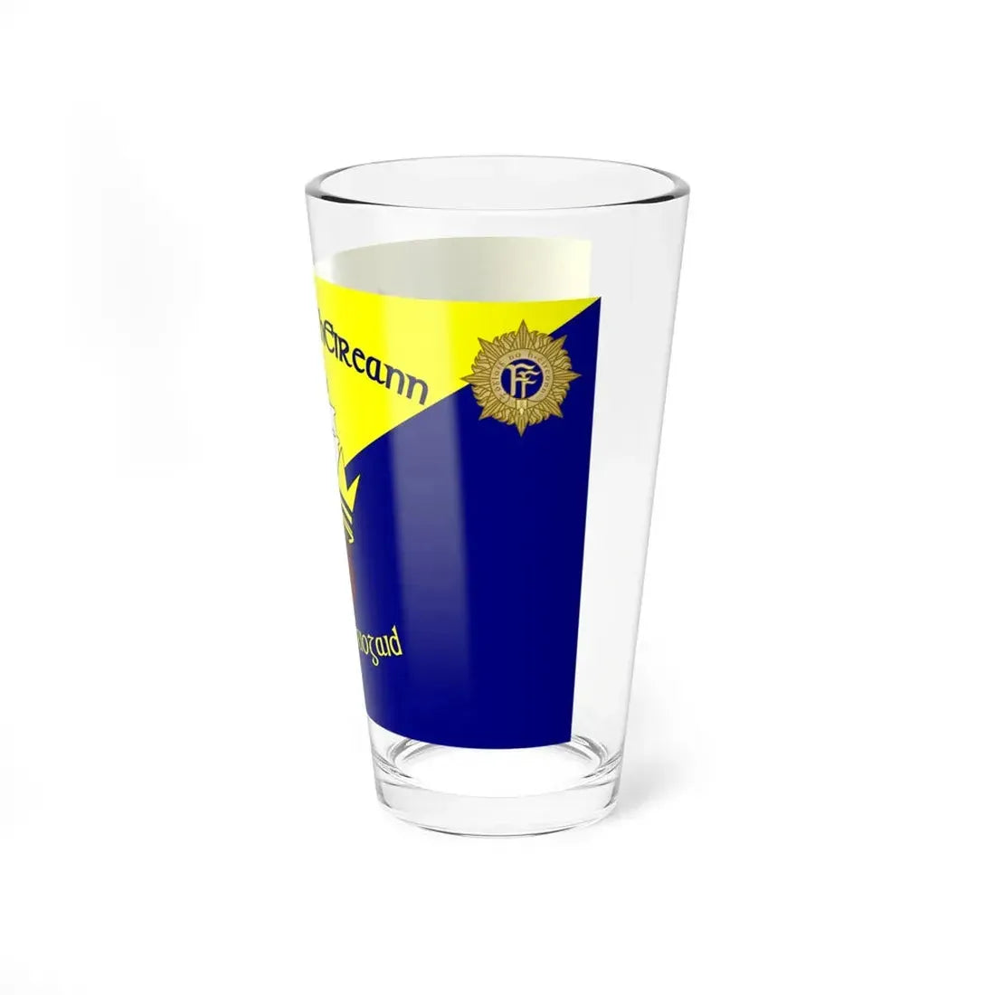 Flag of 1st Brigade Ireland (Ireland) Pint Glass 16oz - Go Mug Yourself