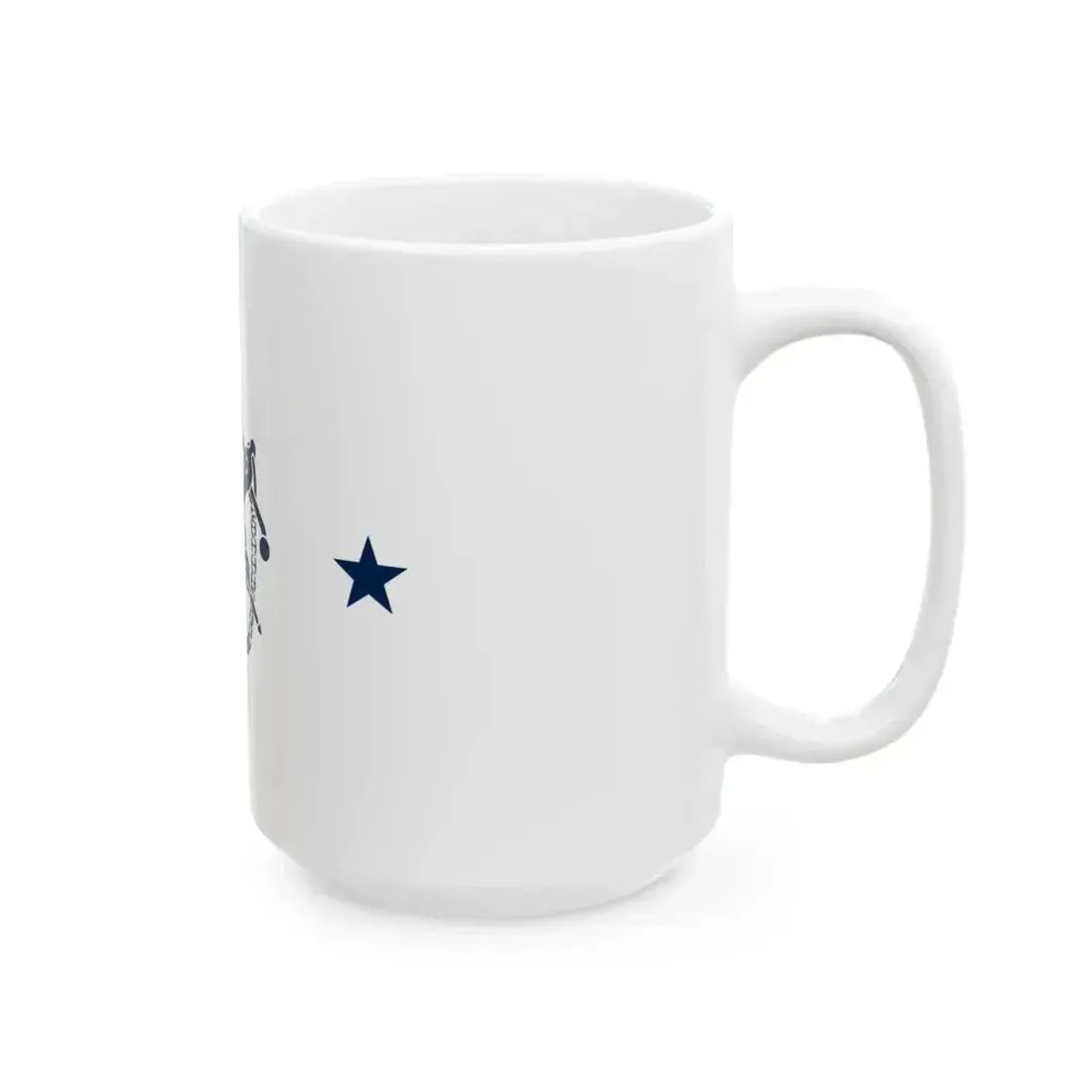 Flag of a 2-Star Assistant Surgeon General (United States) White Coffee Mug - Go Mug Yourself