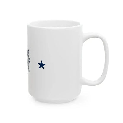 Flag of a 2-Star Assistant Surgeon General (United States) White Coffee Mug - Go Mug Yourself