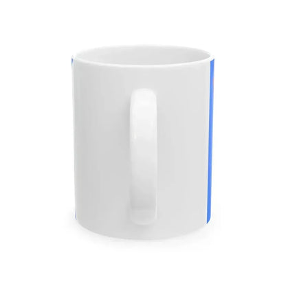Flag of a Flag Officer of the Naval Forces of Algeria to 2004 (Algeria) White Coffee Mug - Go Mug Yourself