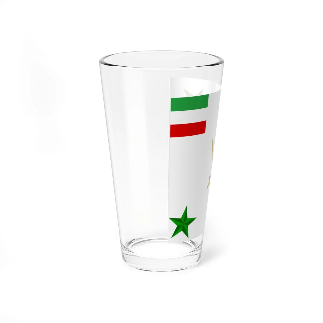 Flag of a Persian Army Corps General (Iran) Pint Glass 16oz - Go Mug Yourself