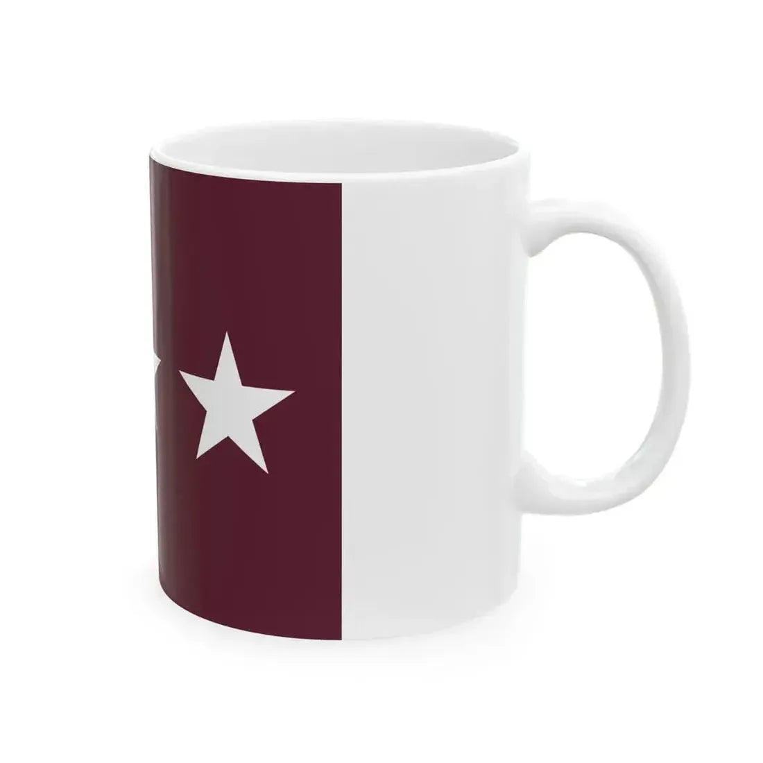 Flag of a United States Army Department lieutenant general (United States) White Coffee Mug - Go Mug Yourself