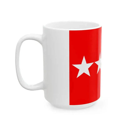 Flag of a United States Army general (United States) White Coffee Mug - Go Mug Yourself
