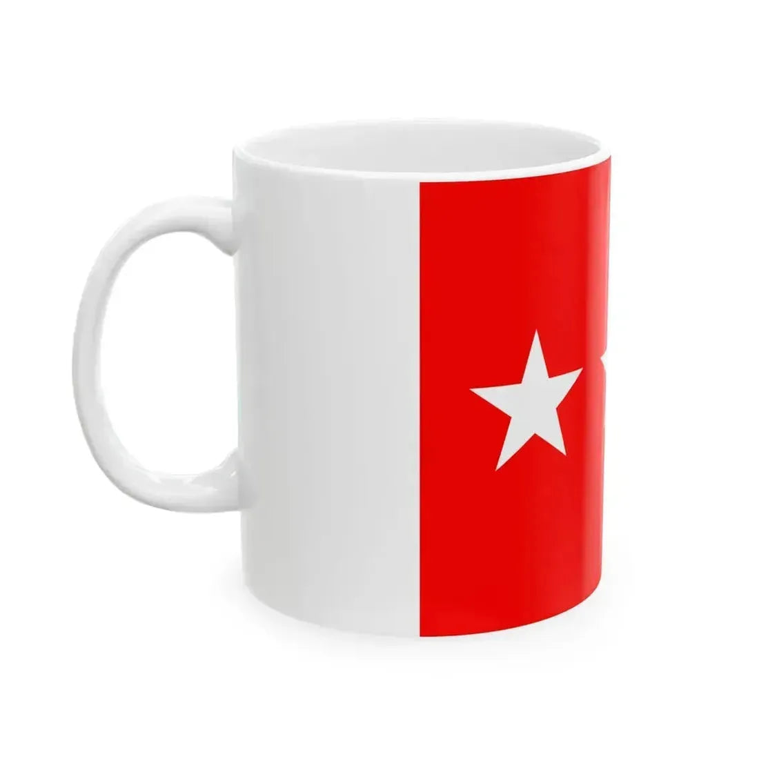 Flag of a United States Army lieutenant general (United States) White Coffee Mug - Go Mug Yourself