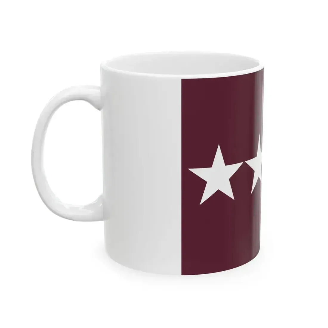 Flag of a United States Army Medical Department general (United States) White Coffee Mug - Go Mug Yourself