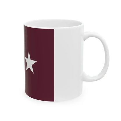 Flag of a United States Army Medical Department major general (United States) White Coffee Mug - Go Mug Yourself
