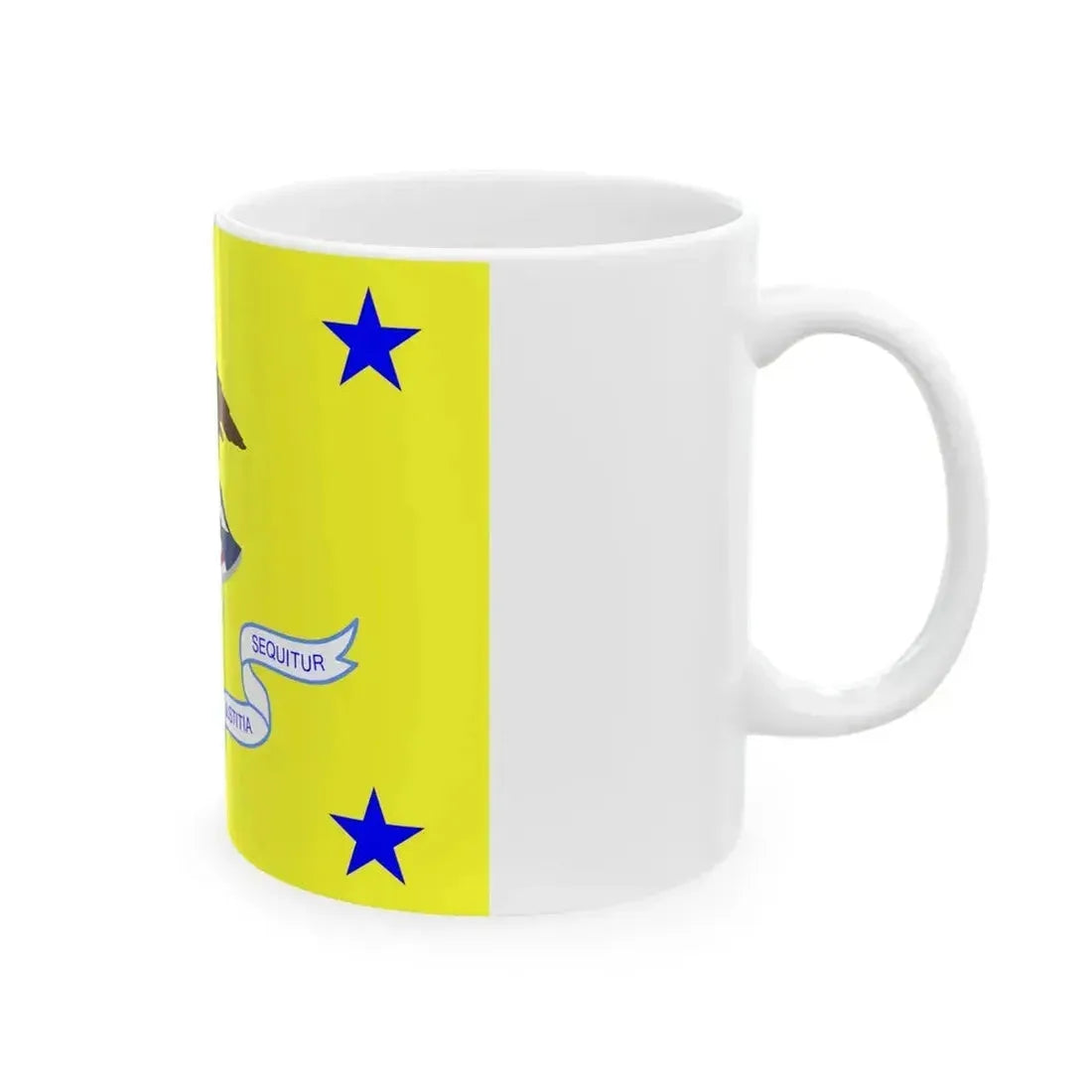 Flag of a United States Assistant Attorney General (United States) White Coffee Mug - Go Mug Yourself