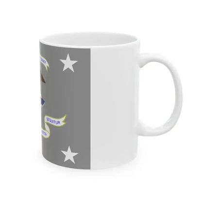 Flag of a United States Attorney (United States) White Coffee Mug - Go Mug Yourself