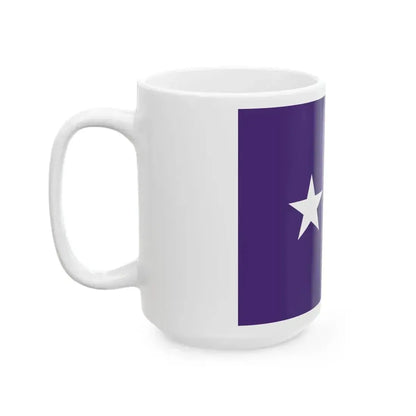 Flag of a United States Chaplain major general (United States) White Coffee Mug - Go Mug Yourself