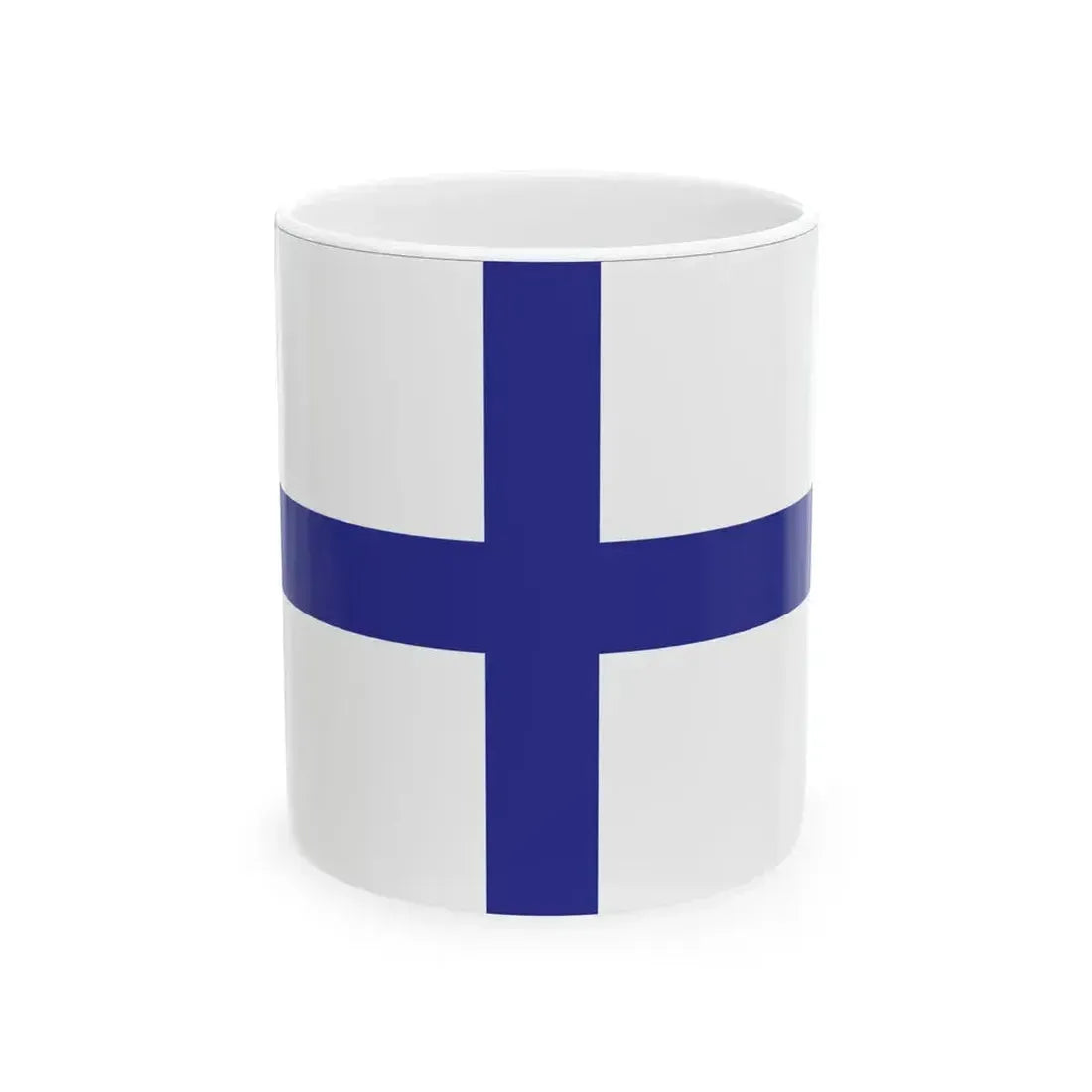 Flag of a United States convoy commodore (United States) White Coffee Mug 11oz - Go Mug Yourself