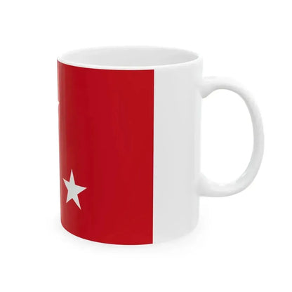 Flag of a United States Marine Corps lieutenant general (United States) White Coffee Mug - Go Mug Yourself