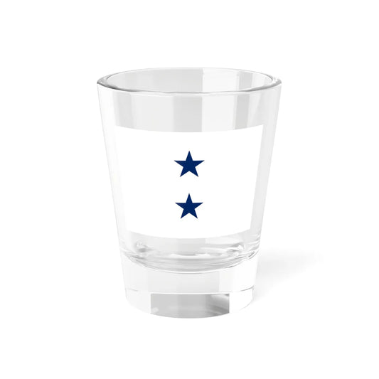 Flag of a United States Navy rear admiral non-executive (United States) Shot Glass 1.5oz 1.5oz - Go Mug Yourself