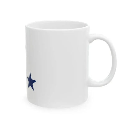 Flag of a United States Navy vice admiral non-executive (United States) White Coffee Mug - Go Mug Yourself