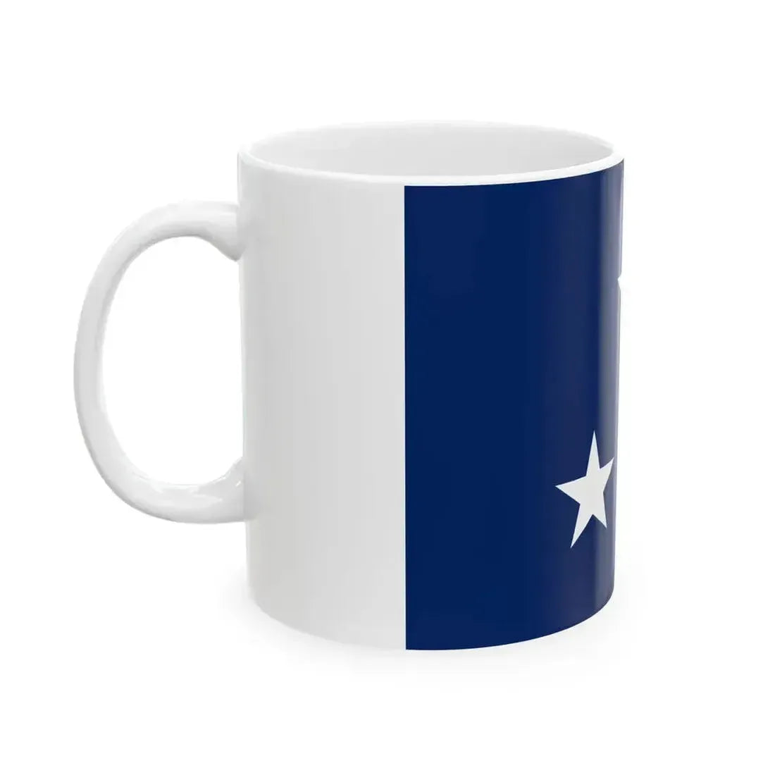 Flag of a United States Navy vice admiral (United States) White Coffee Mug - Go Mug Yourself