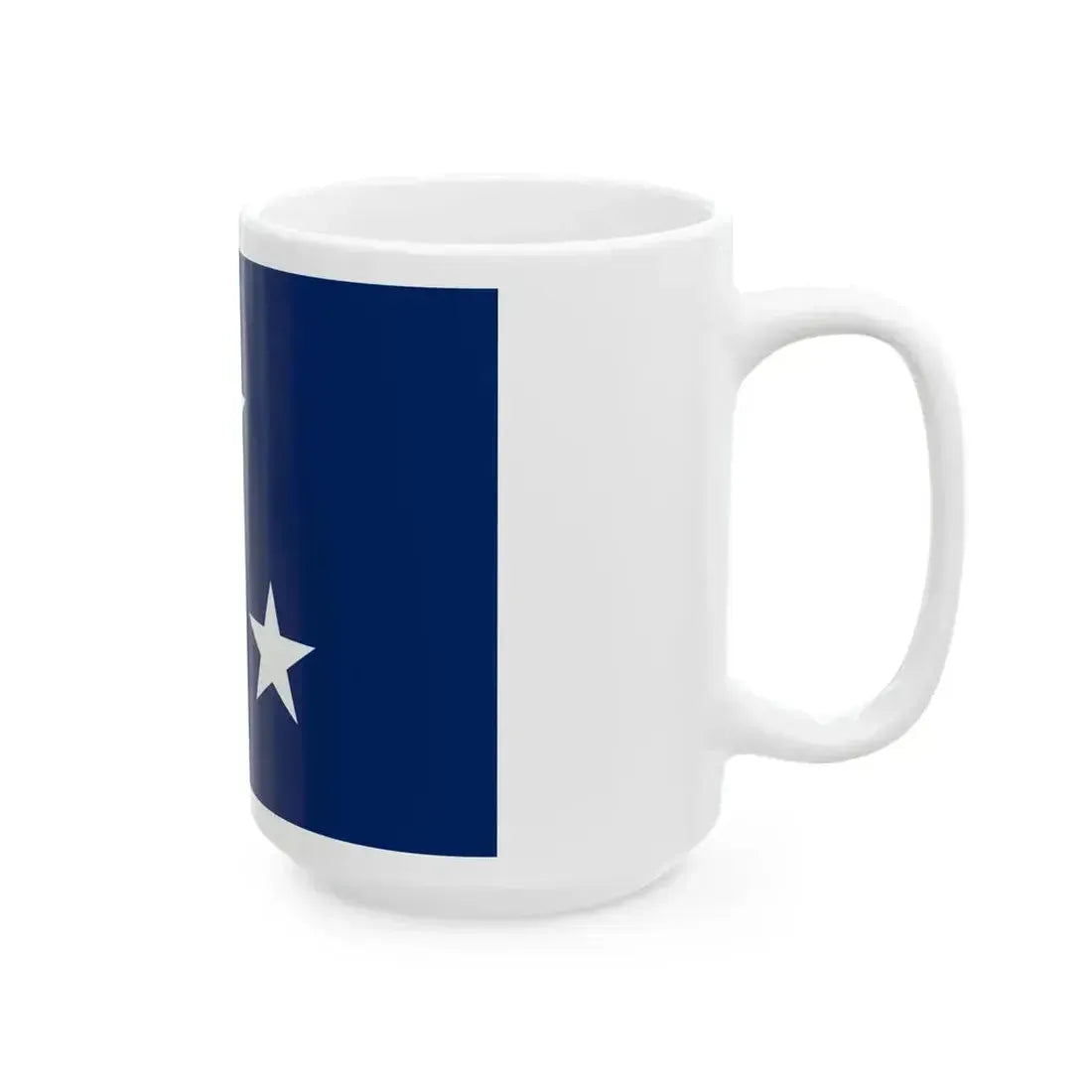 Flag of a United States Navy vice admiral (United States) White Coffee Mug - Go Mug Yourself