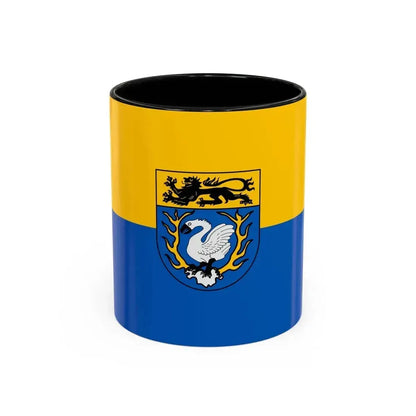 Flag of Aachen Germany - Accent Coffee Mug 11oz Black - Go Mug Yourself