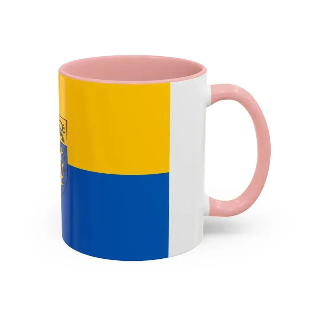 Flag of Aachen Germany - Accent Coffee Mug - Go Mug Yourself