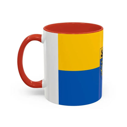Flag of Aachen Germany - Accent Coffee Mug - Go Mug Yourself