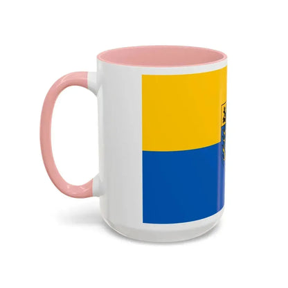 Flag of Aachen Germany - Accent Coffee Mug - Go Mug Yourself