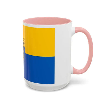 Flag of Aachen Germany - Accent Coffee Mug - Go Mug Yourself