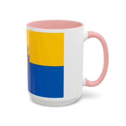 Flag of Aachen Germany - Accent Coffee Mug - Go Mug Yourself