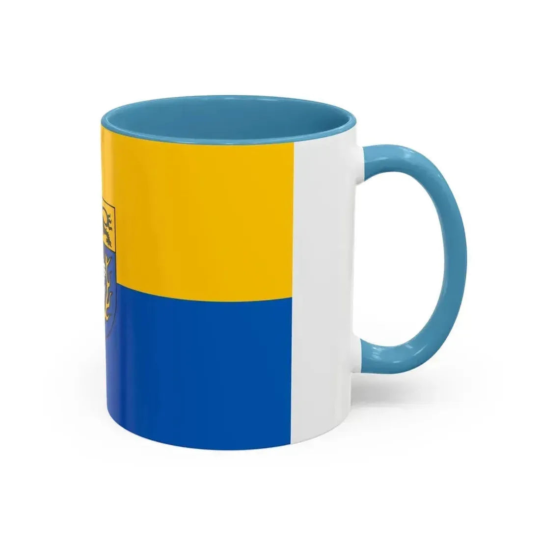 Flag of Aachen Germany - Accent Coffee Mug - Go Mug Yourself