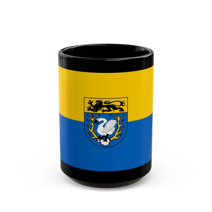 Flag of Aachen Germany - Black Coffee Mug-15oz-Go Mug Yourself