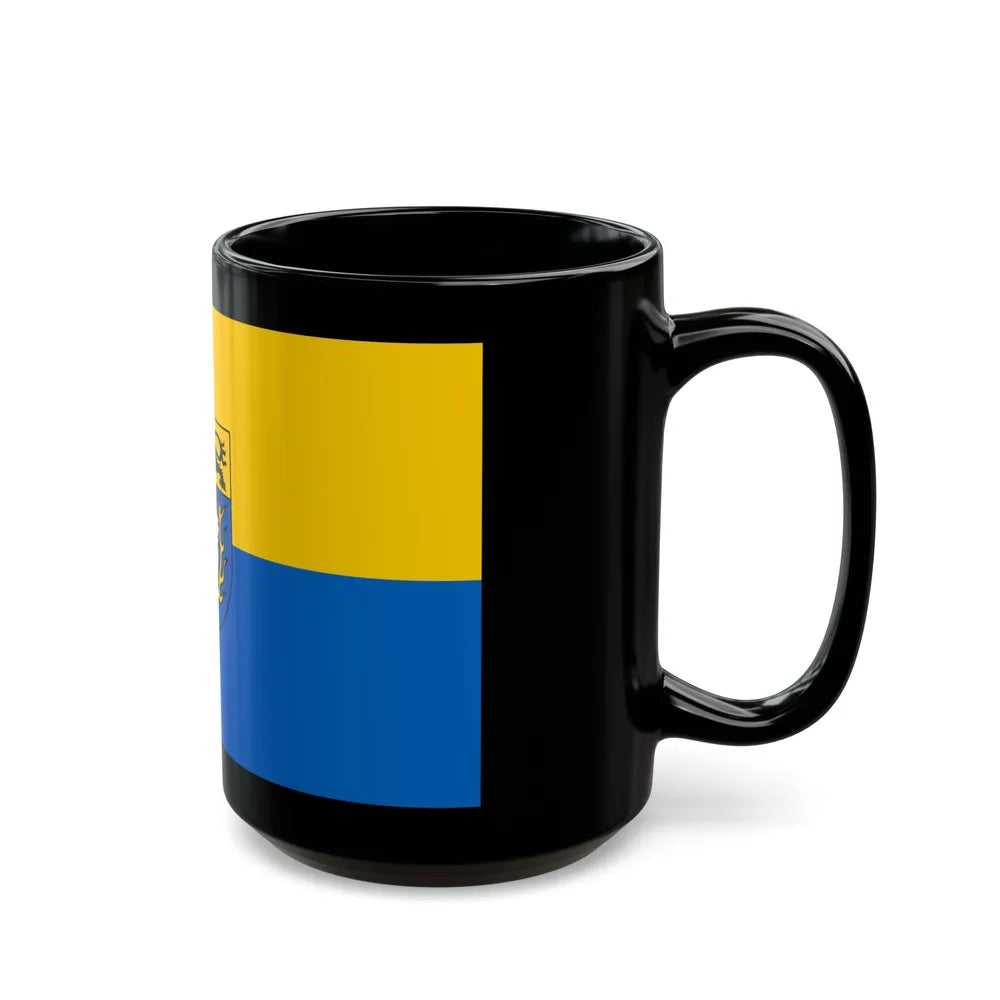 Flag of Aachen Germany - Black Coffee Mug-Go Mug Yourself