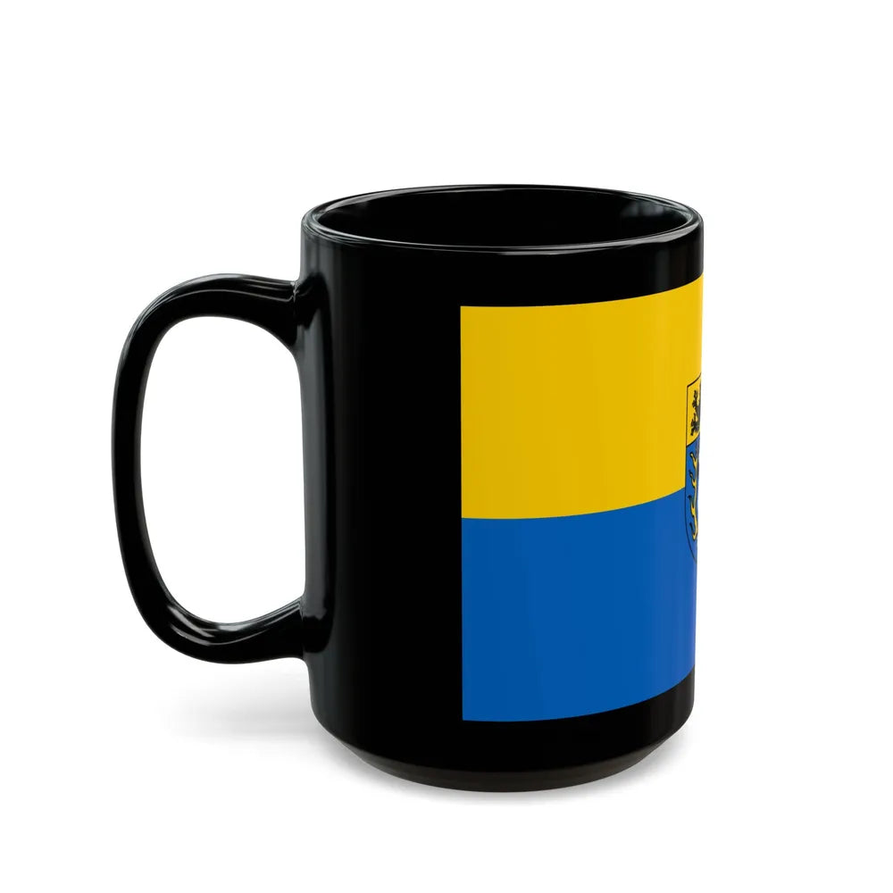 Flag of Aachen Germany - Black Coffee Mug-Go Mug Yourself