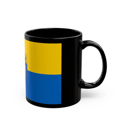 Flag of Aachen Germany - Black Coffee Mug-Go Mug Yourself