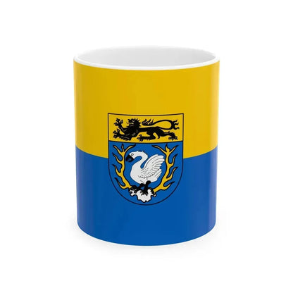 Flag of Aachen Germany - White Coffee Mug 11oz - Go Mug Yourself
