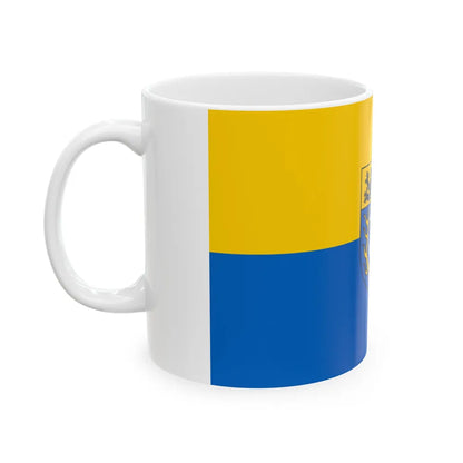 Flag of Aachen Germany - White Coffee Mug-Go Mug Yourself