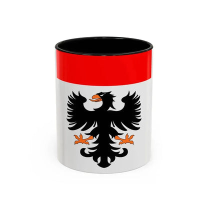 Flag of Aarau Switzerland - Accent Coffee Mug 11oz Black - Go Mug Yourself