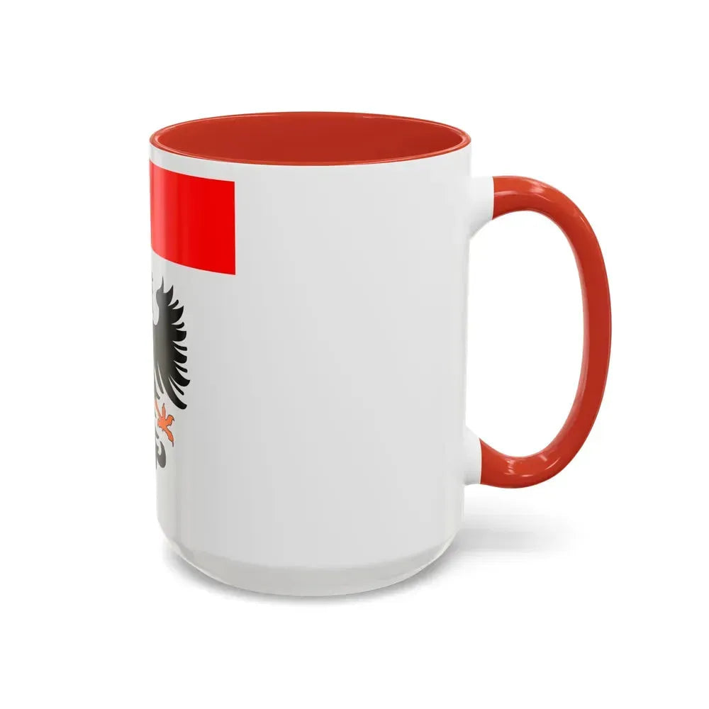 Flag of Aarau Switzerland - Accent Coffee Mug - Go Mug Yourself