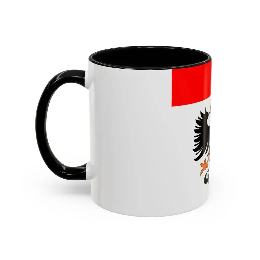 Flag of Aarau Switzerland - Accent Coffee Mug - Go Mug Yourself